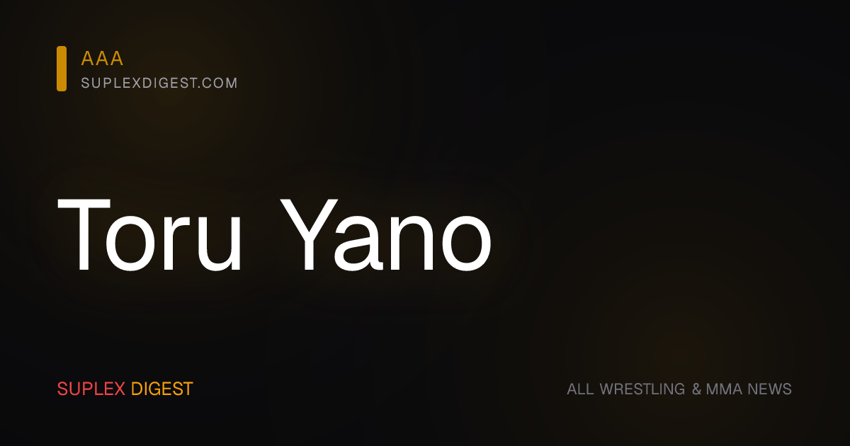 Toru Yano y Super Sasadango Machine anuncian evento de NJPW y DDT