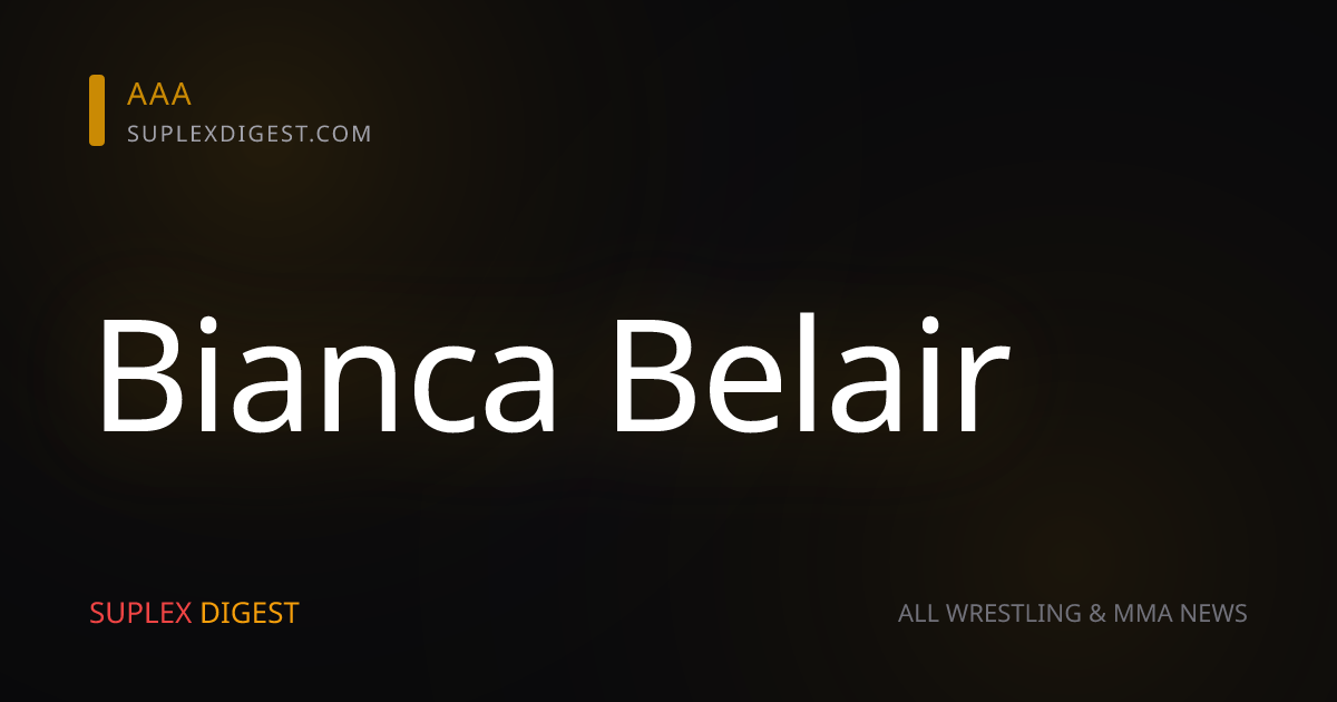 Bianca Belair da la bienvenida a su hijo