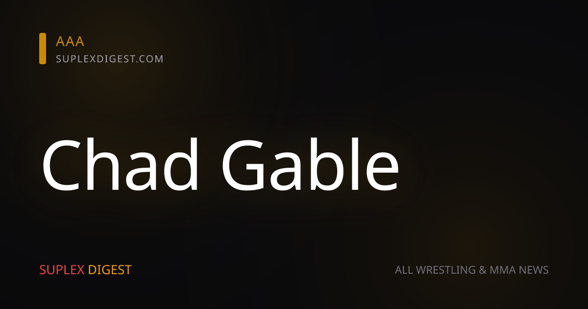 Chad Gable asegura que The Undertaker podría provocar una revolución en WWE con un consejo