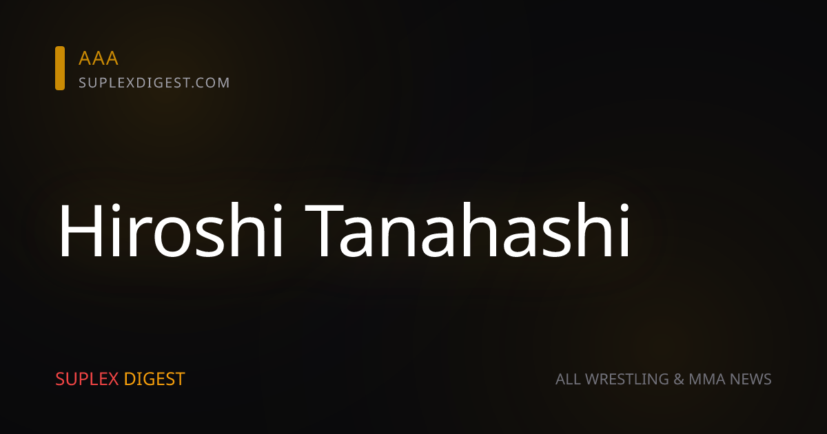 NJPW: Hiroshi Tanahashi invita a luchador taiwanés al Dojo