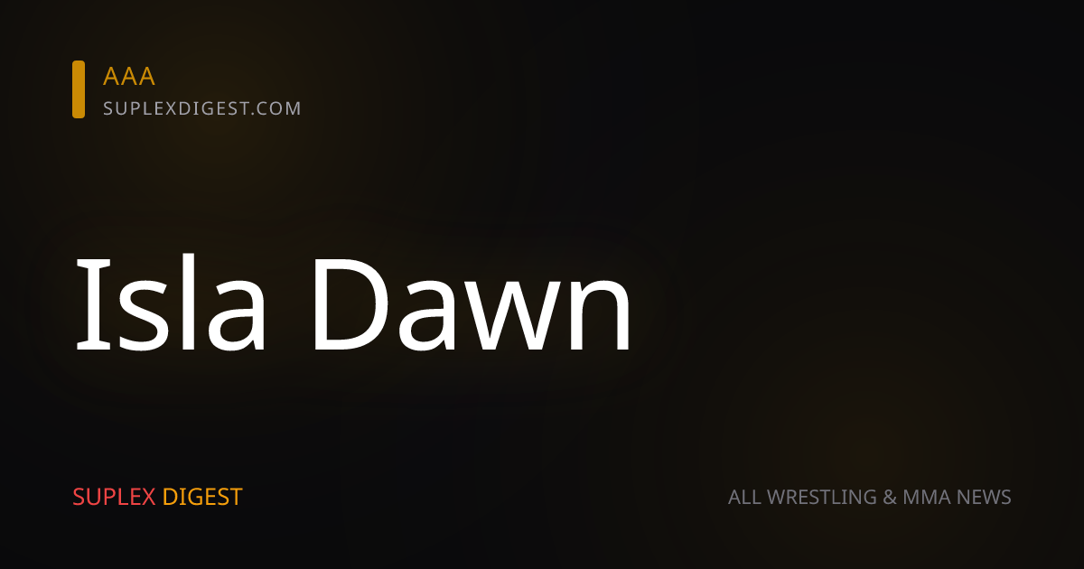 AEW COLLISION 29 de agosto 2026 | Resultados en vivo y cobertura | Mercedes Moné vs. Isla Dawn