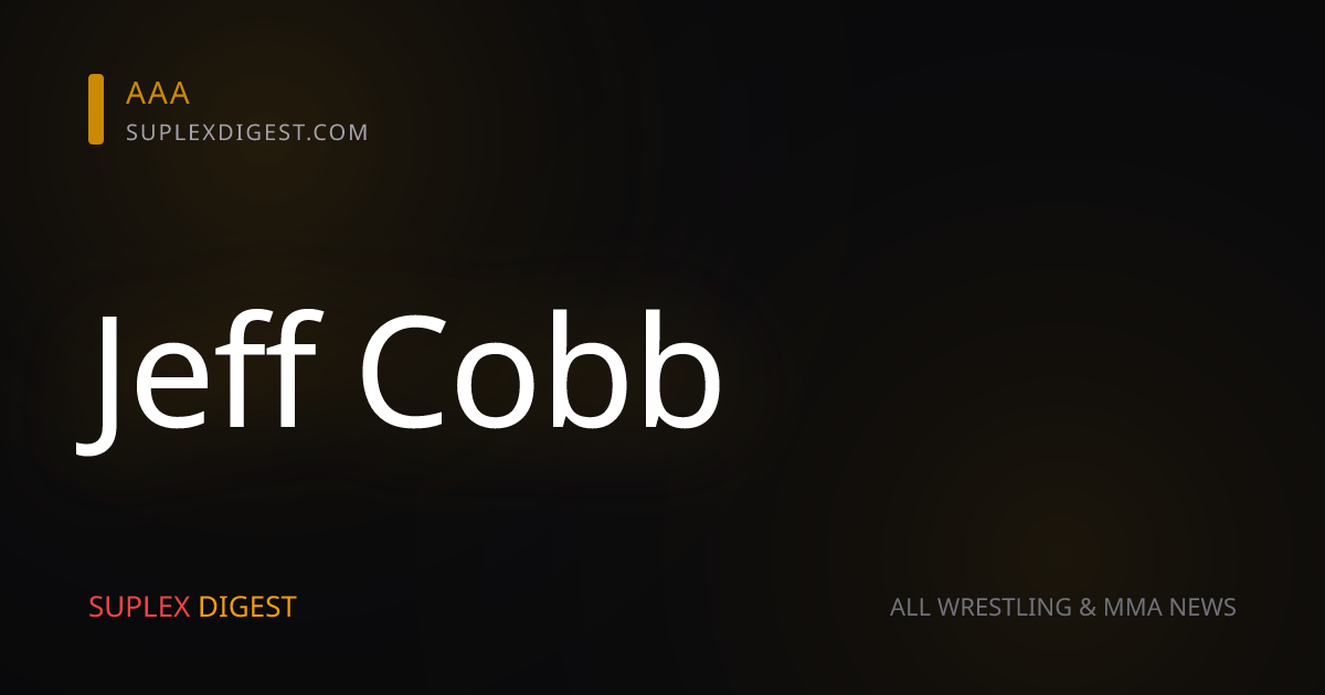 NJPW: Jeff Cobb reaparece y anuncia su regreso