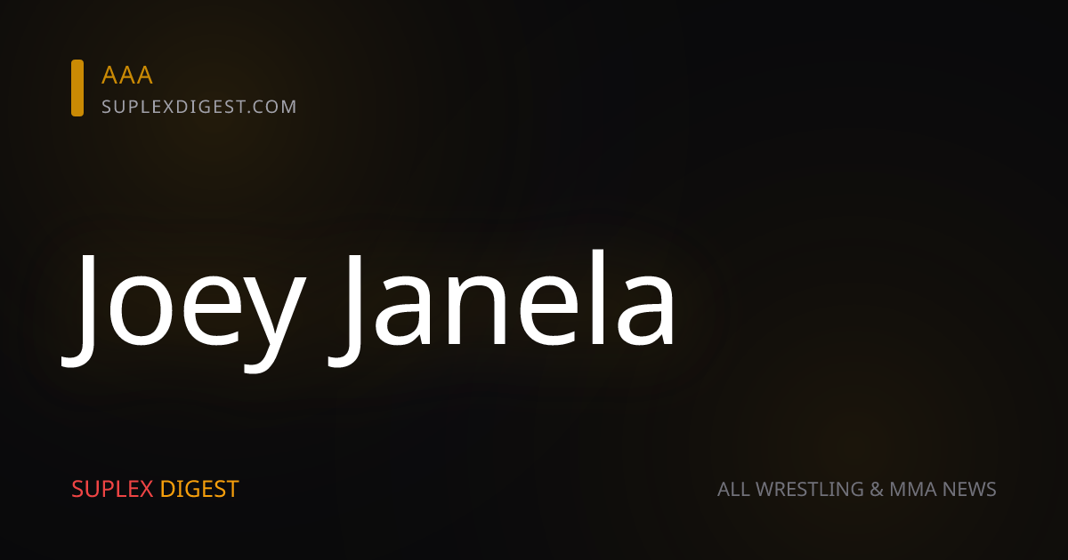 Joey Janela: «Si Tony Khan tuviera agallas, Megan Bayne lucharía contra hombres»