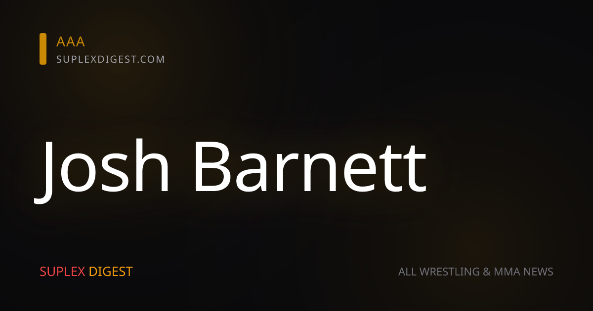 Stardom: Josh Barnett da entrenamiento especial a God’s Eye