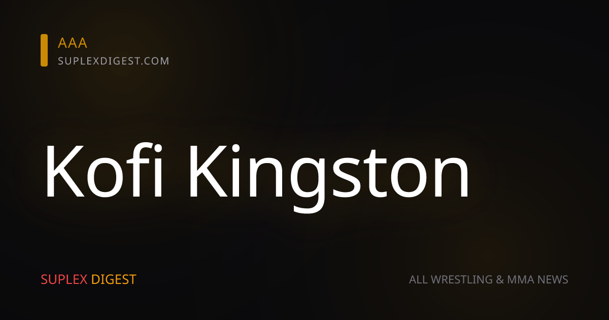 Kofi Kingston ya registró el nombre con el que volverá al ring