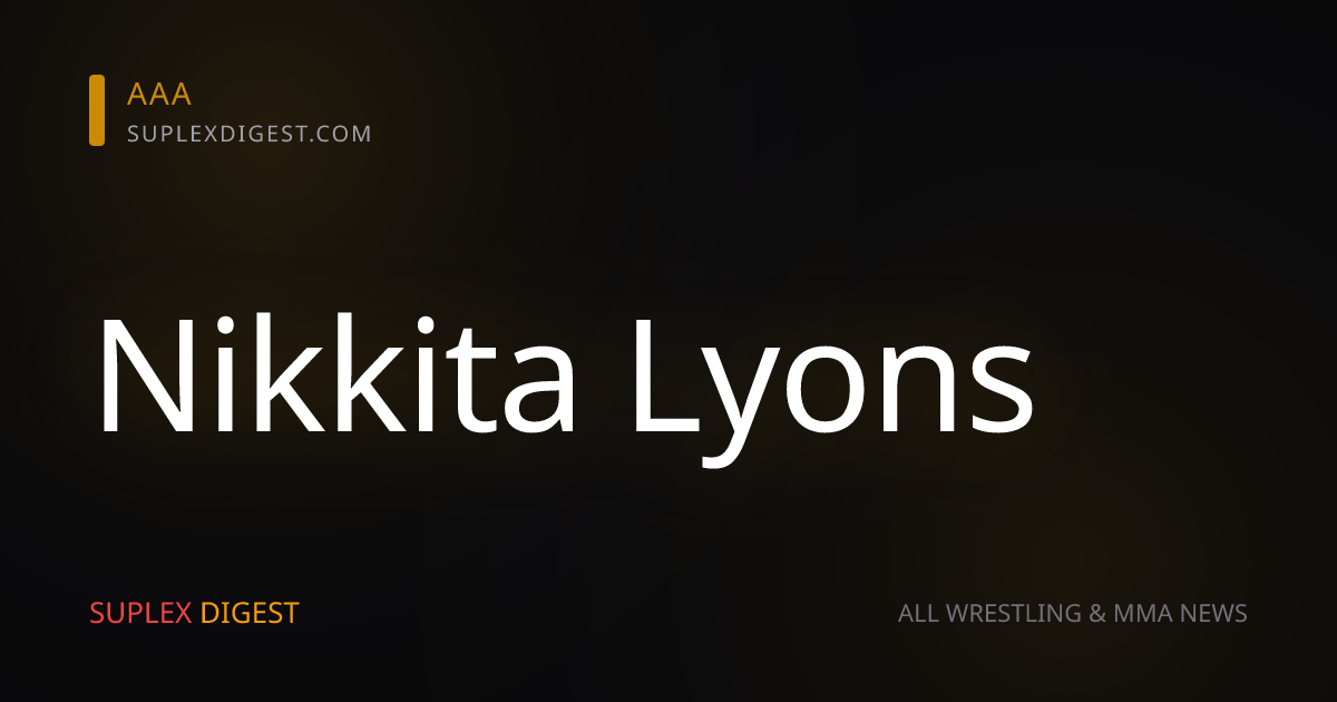 Resultados WWE EVOLVE (19 de agosto 2026) | Nikkita Lyons vs. Thea Hail