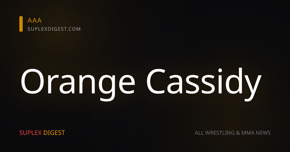 Orange Cassidy avanza en la Copa Continental AEW tras vencer a Matt Sydal