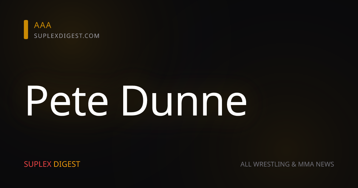 Así fue el retorno de Pete Dunne a ATTACK! Pro Wrestling
