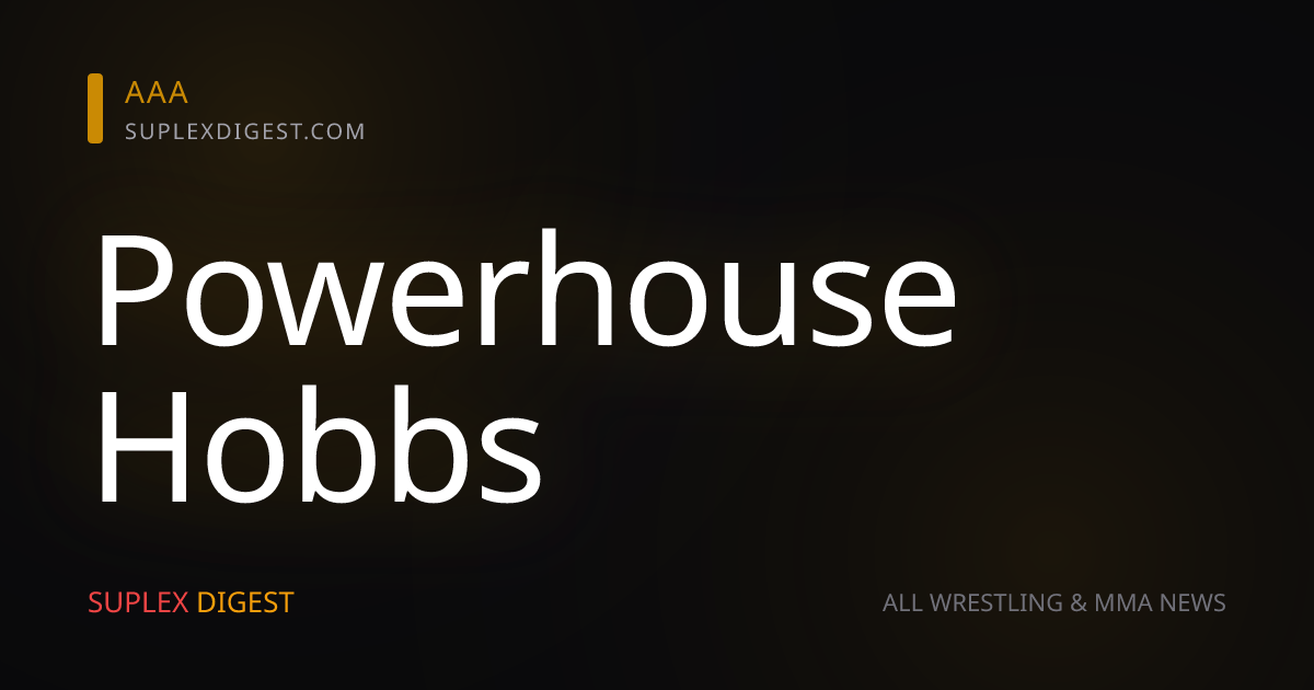 Powerhouse Hobbs, ¿una de las sorpresas de Royal Rumble 2026?