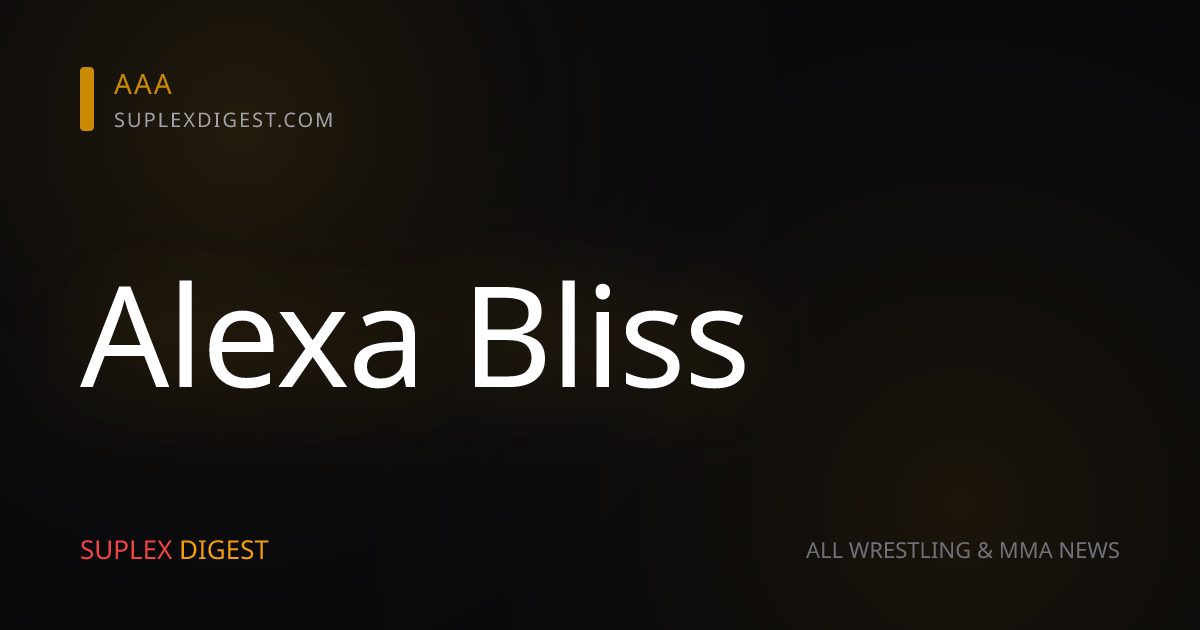 SmackDown: Alexa Bliss y Tatum Paxley, nuevas Campeonas de Parejas WWE