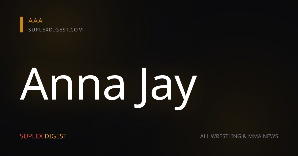 Anna Jay será sometida a cirugía de hombro