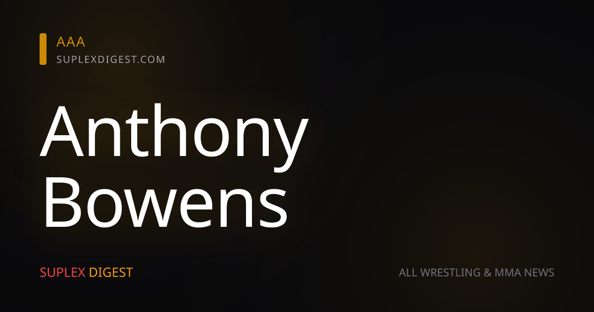 Los contratos de Anthony Bowens y Max Caster con AEW a punto de expirar