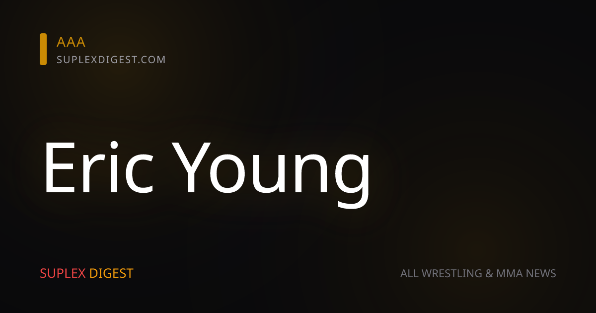 Tras dejar TNA, se espera que Eric Young regrese a WWE