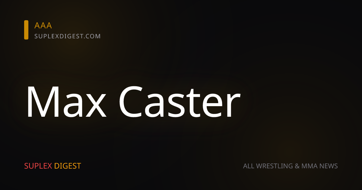 Talentos de TNA creen que la empresa también tuvo culpa en el rap de Max Caster