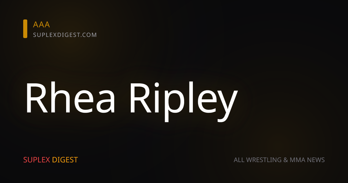 Iyo Sky: «Rhea Ripley regresará más fuerte que antes»