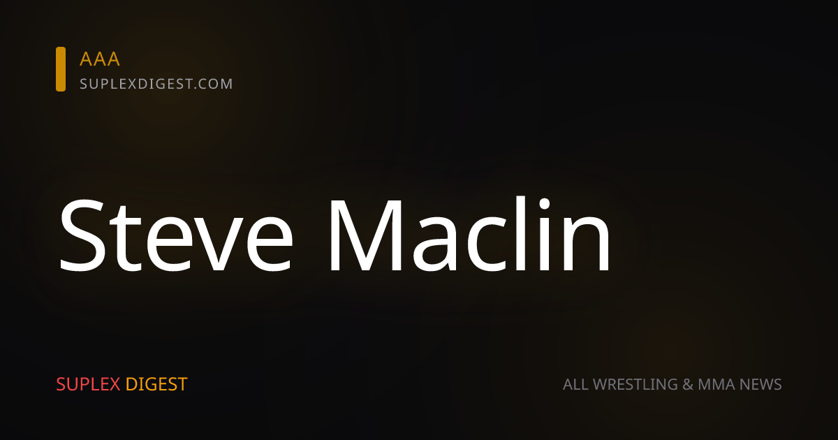 Steve Maclin: “Mi número uno en AEW es Darby Allin”