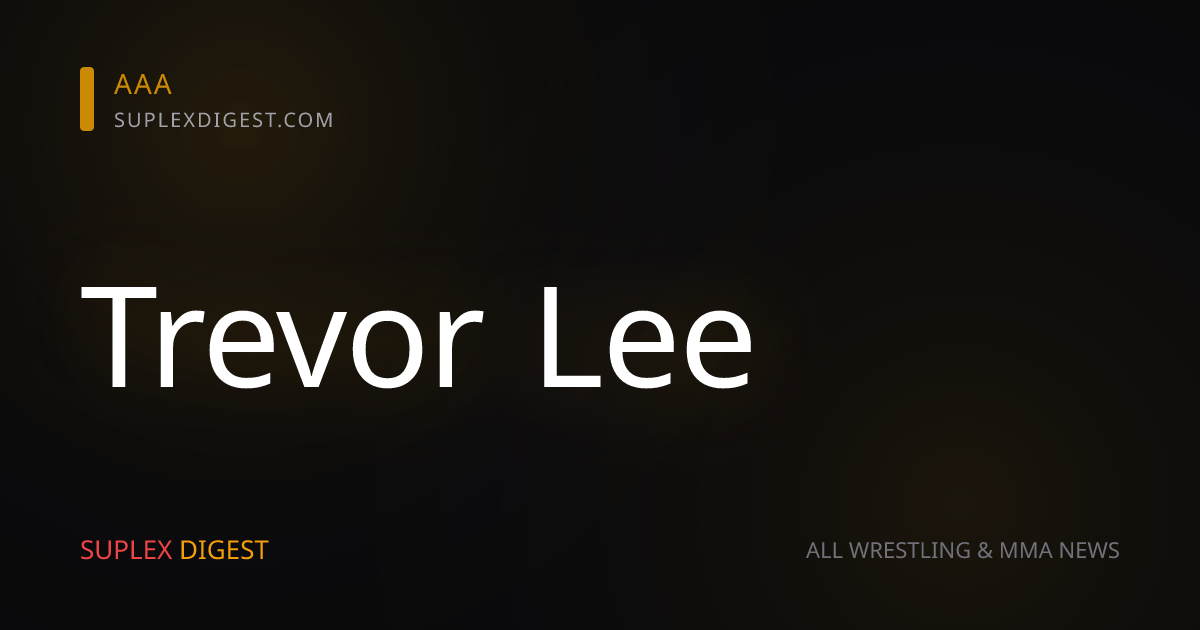Trevor Lee, el último de la notable lista de contrataciones de MLW en 2026