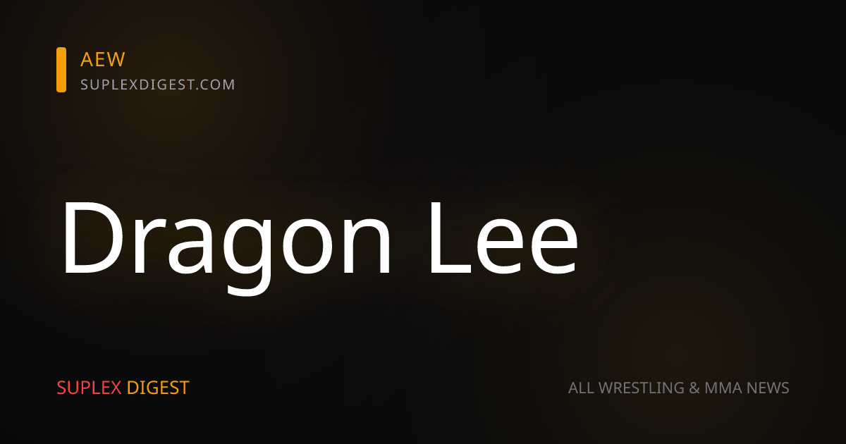 Dragon Lee Discusses His Torn Ligament in His Finger, Wants To Avoid Surgery