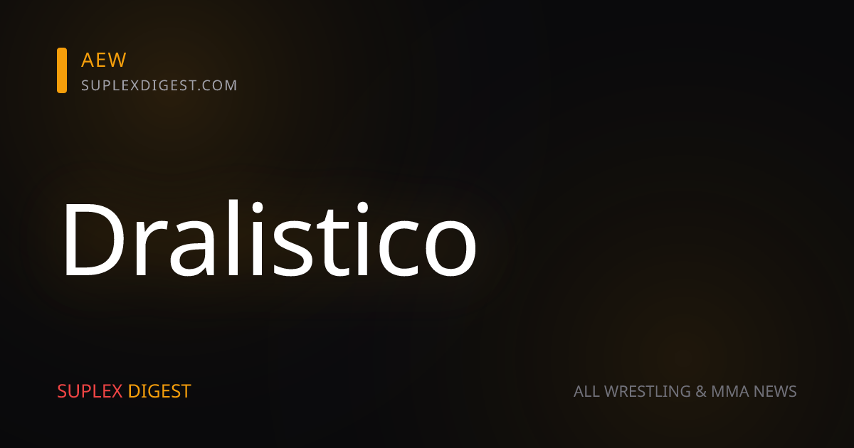AEW’s Rush & Dralistico Congratulate Dragon Lee Ahead Of WWE WrestleMania Debut