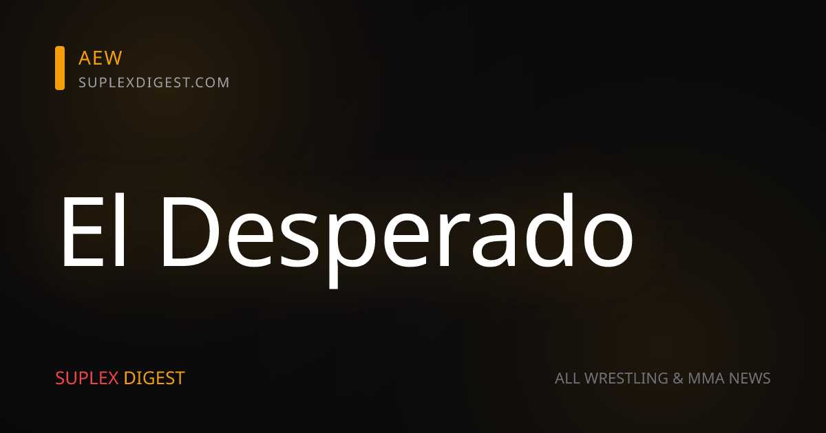 Joey Janela & Gedo Set for El Desperado’s Death Vegas Invitacional Next Week