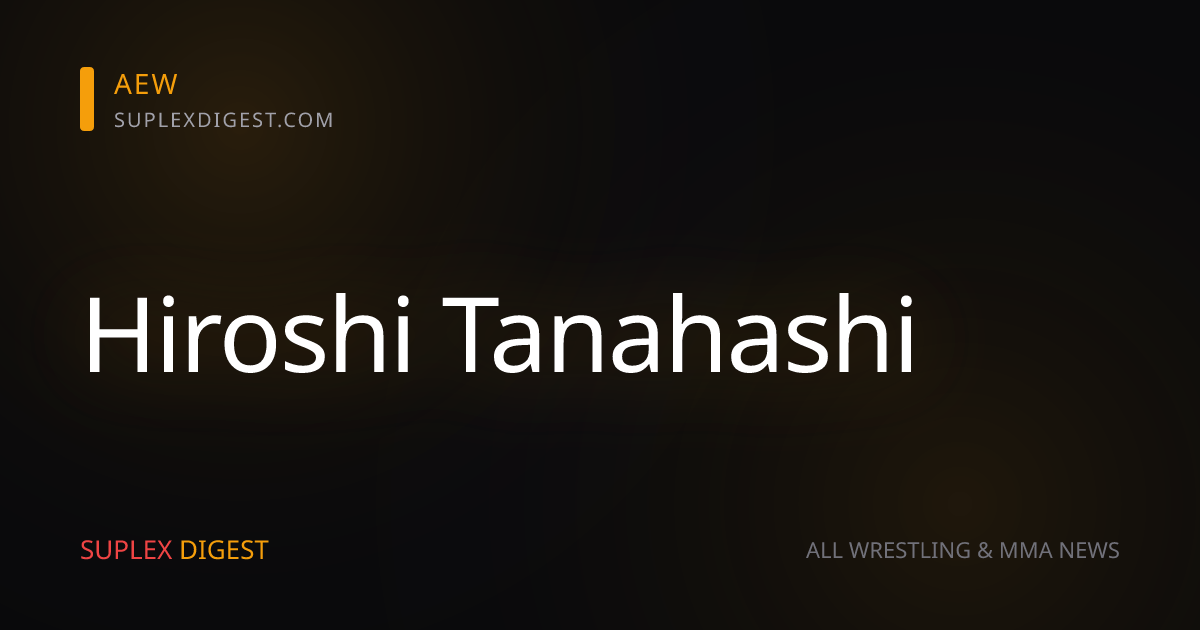 Jay White Returns To AEW + Tony Khan Gives Hiroshi Tanahashi A Gift