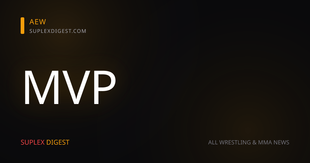 Backstage Update On Why MVP Missed AEW All In: London