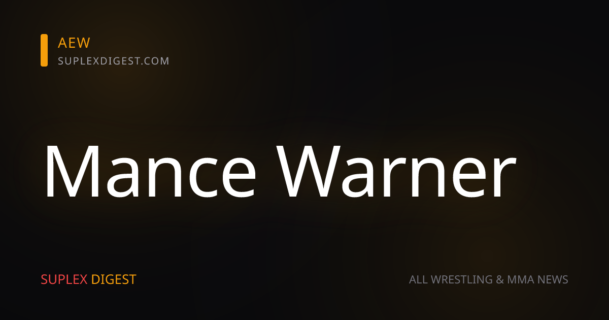 Mance Warner & Steph De Lander pulled from indie booking for AEW/ROH event