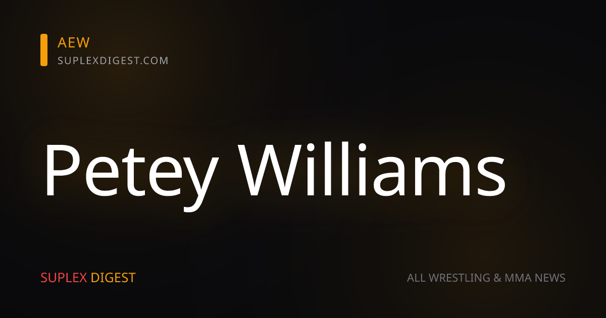 AEW Dynamite in Glasgow (reports needed), last week’s Dynamite and Collision grades, Petey Williams, Austin Gunn, Sol Ruca, Moondog King, Bobby Duncum Jr., Sid Vicious