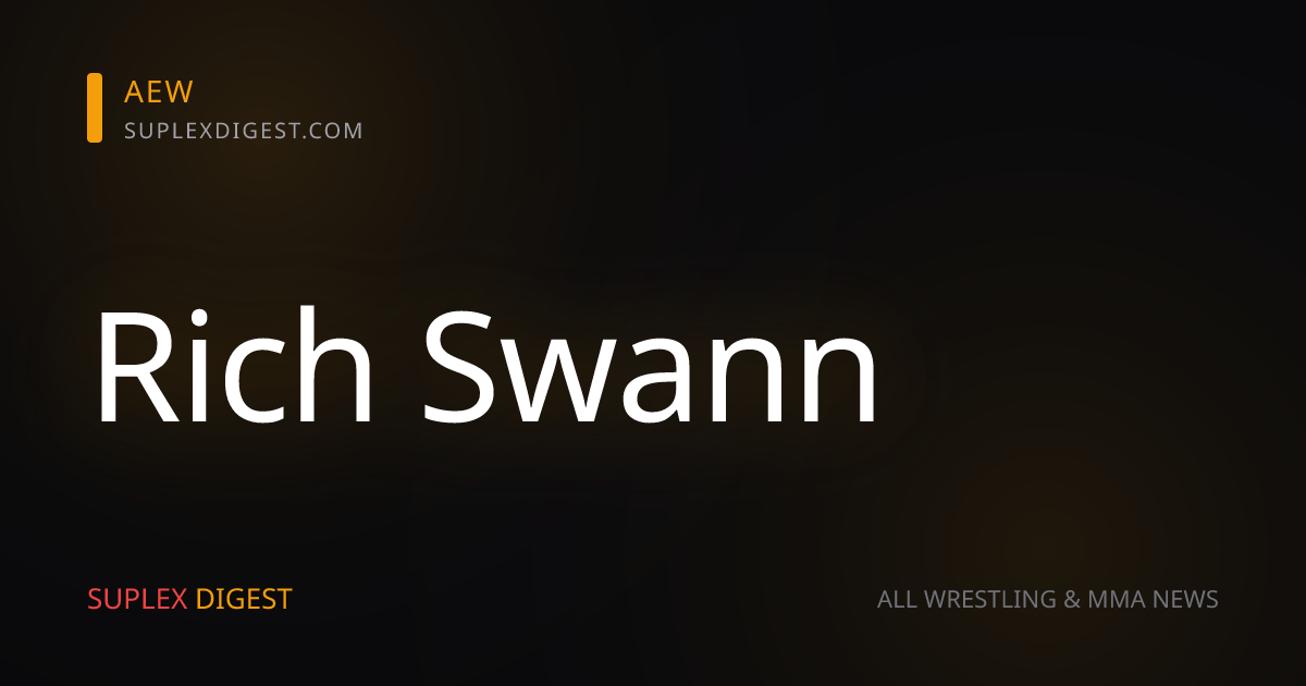 Wrestling Revolver “Silence of the Slams” results (7/24): Vetter’s review of Joseph Sawyer (f/k/a Joe Gacy) vs. Rich Swann, a top AEW star accepts an open challenge
