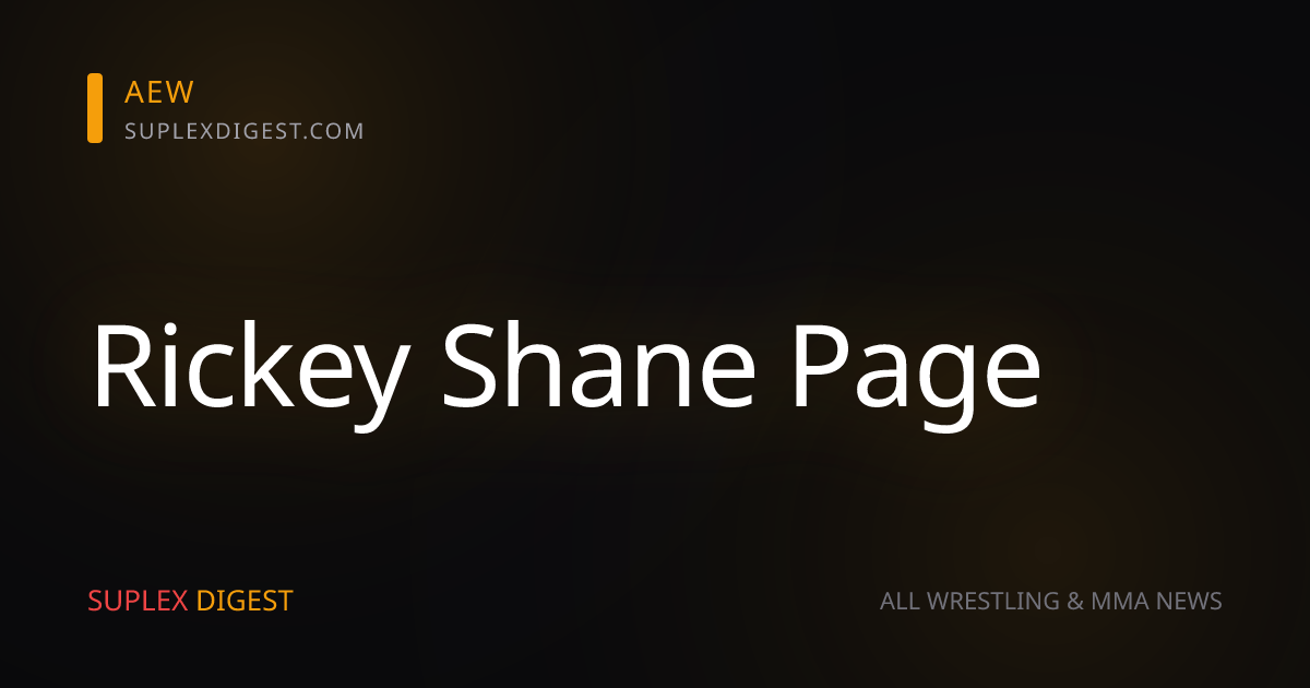 Wrestling Open RI “Episode 39” results (2/2): Vetter’s review of a former AEW champion being teased for next week, Bear Bronson vs. Bryce Donovan, Dustin Waller vs. Rickey Shane Page