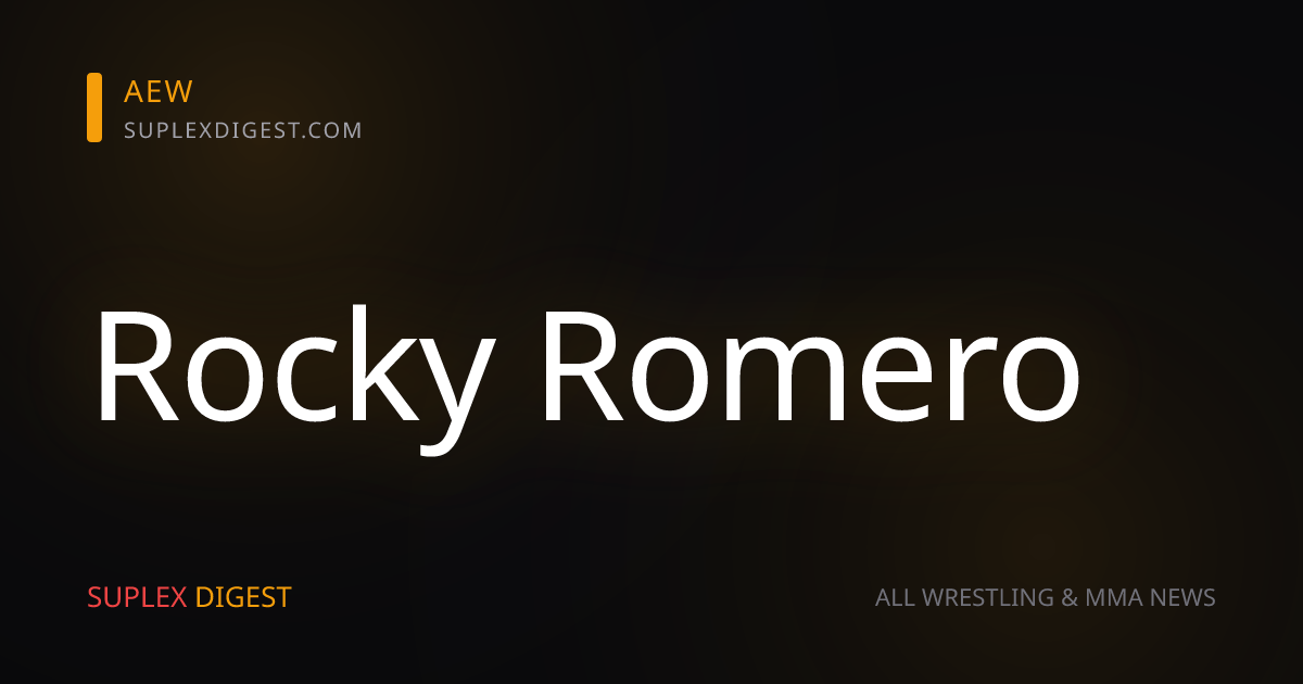 Rocky Romero Details Challenges In Putting Together Forbidden Door, Praises David Finlay