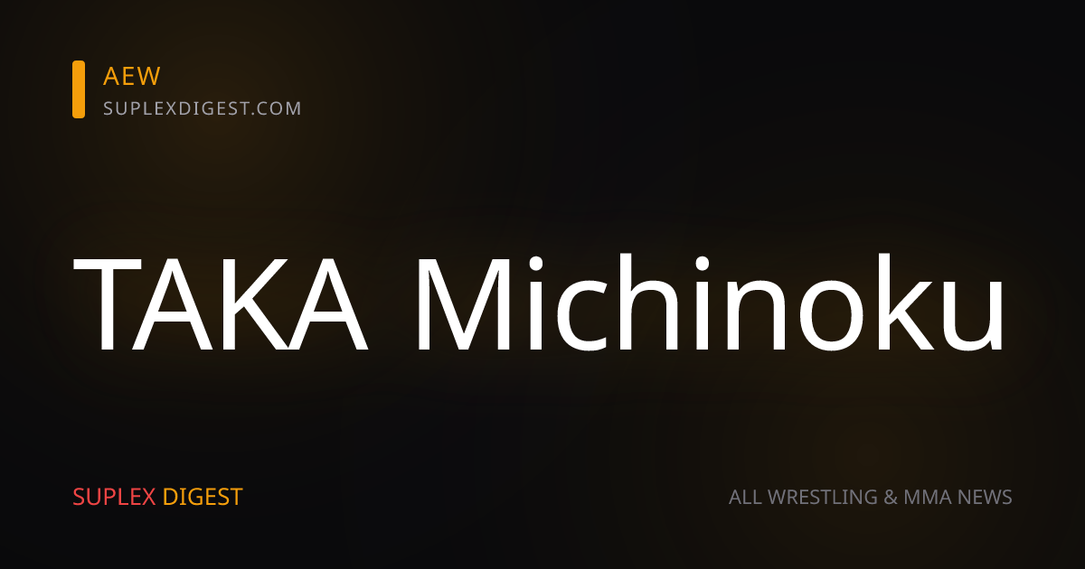 Taka Michinoku Involved In Car Accident