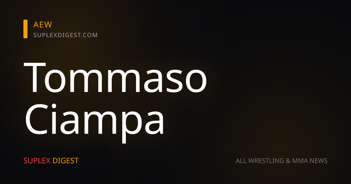 Tommaso Ciampa Goes Viral For Inappropriate Moment Involving Female Fan At AEW Grand Slam: Mexico