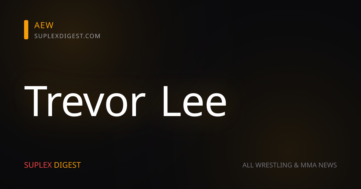 Trevor Lee Reflects On The Wednesday Night Wars: 'I Was Very Passionate That I Wanted To Beat The Other Brand'
