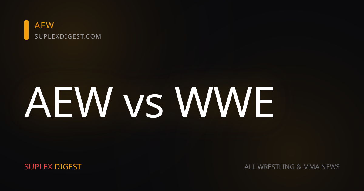 AEW vs WWE in 2026: The Modern Ratings War — SuplexDigest