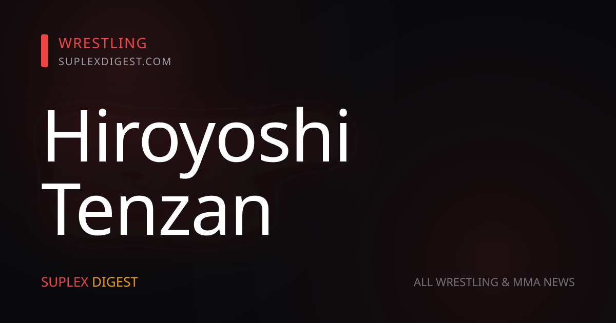 VIP PODCAST 8/12 – Alan4L’s ProWres Paradise: The career of Hiroyoshi Tenzan with Kris Zellner (154 min.)