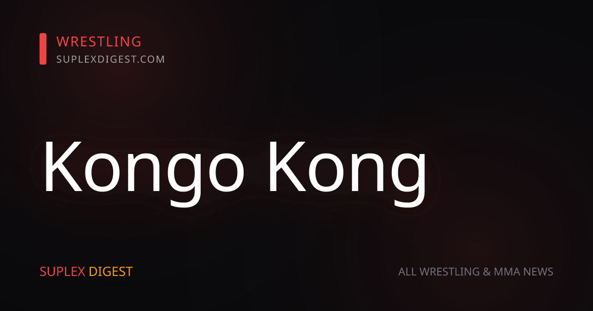Kongo Kong Reveals He’s Been Wrestling With Half a Foot After COVID Amputation