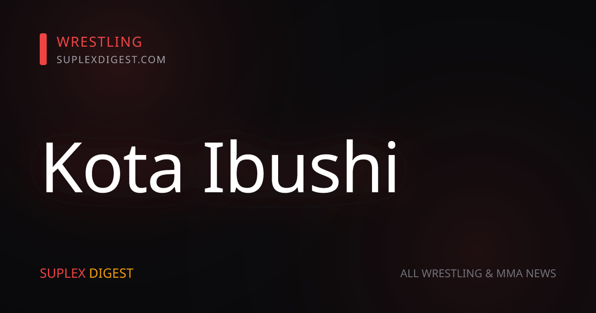 Kota Ibushi Set to Undergo Another Surgery Next Month