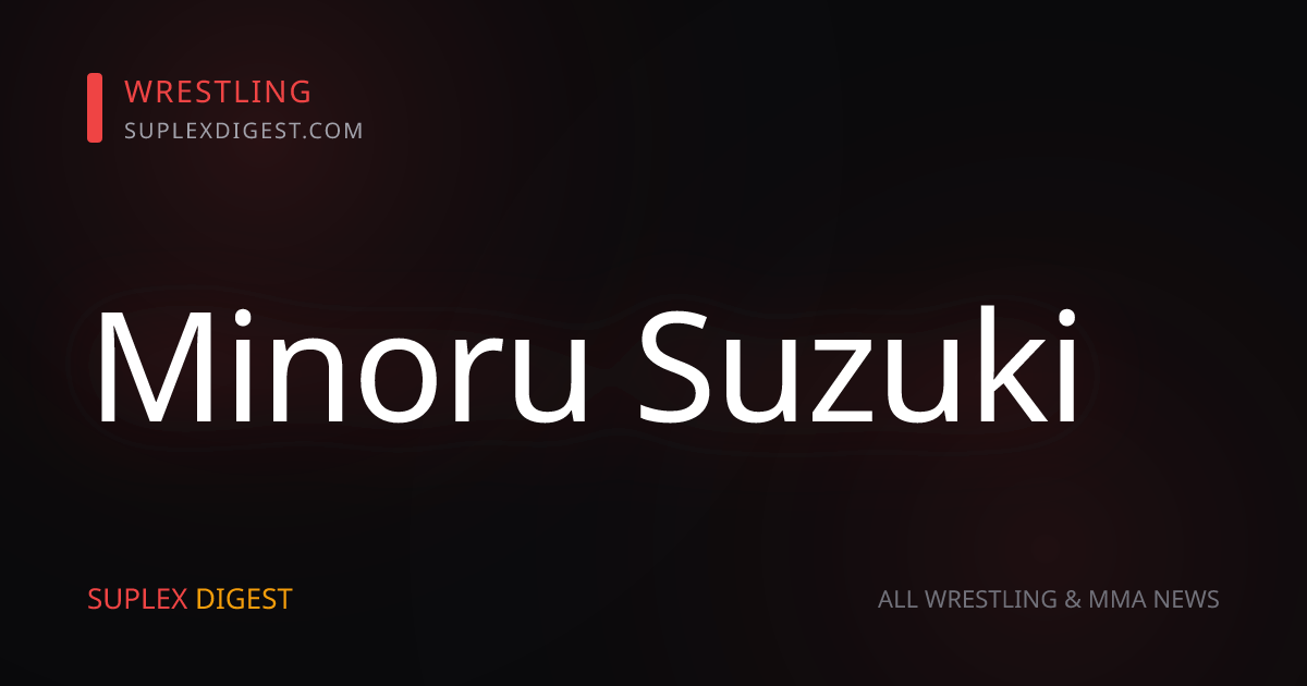 Minoru Suzuki & El Desperado vs. Naomichi Marufuji & Harashima to main event Takayamania Empire V