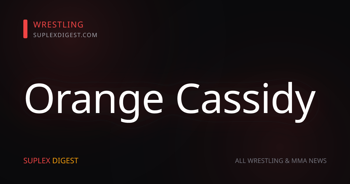 Orange Cassidy Reacts To Being Called A ‘Comedy Wrestler’