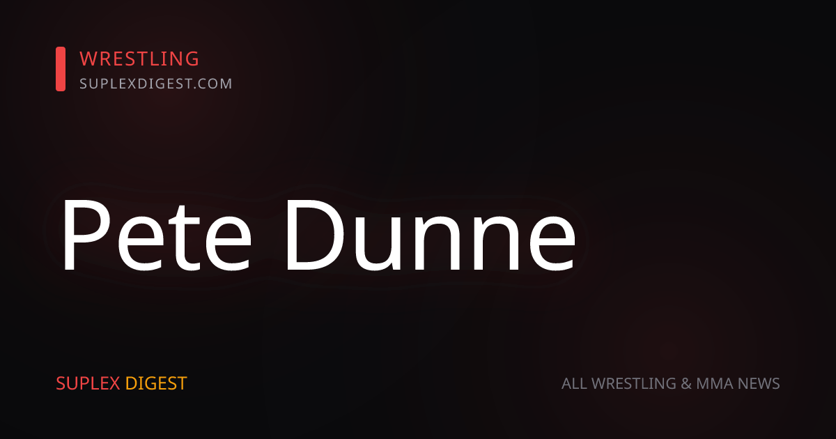 Notes On Pete Dunne’s Appearance At Attack! Show