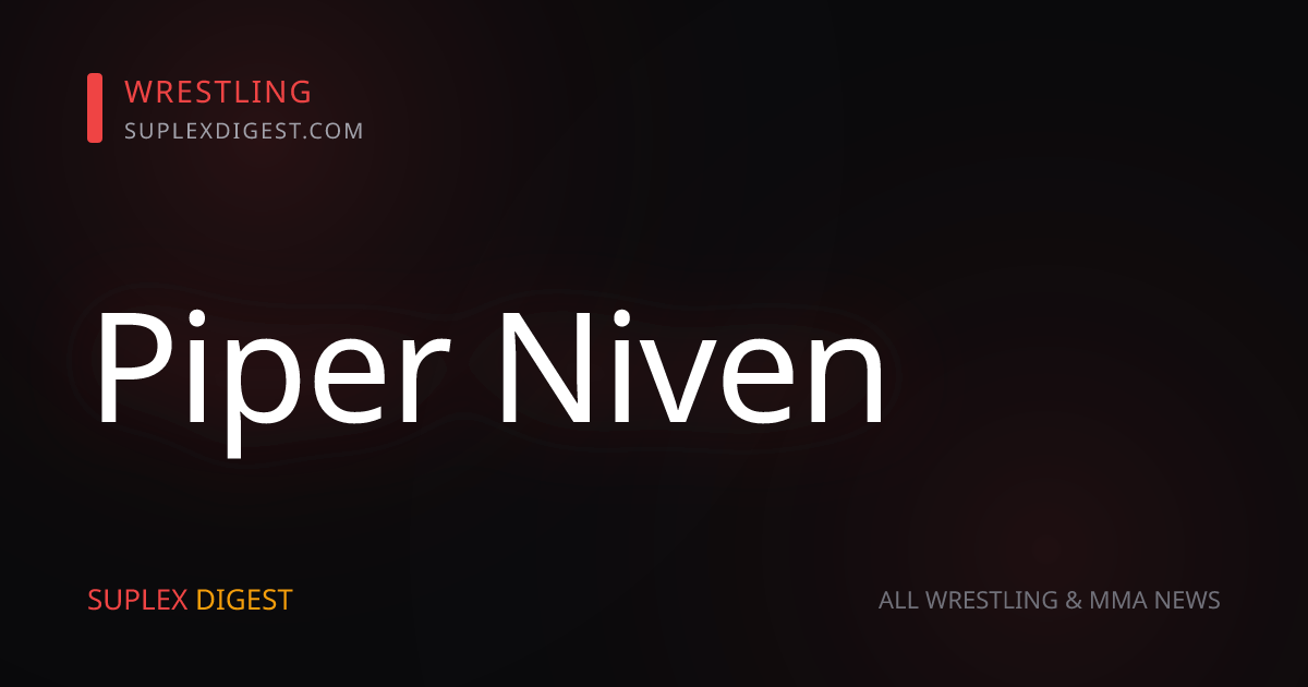 Attitude Era Fan Hates Sexuality, Crosses Piper Niven Over Neck Injury Update