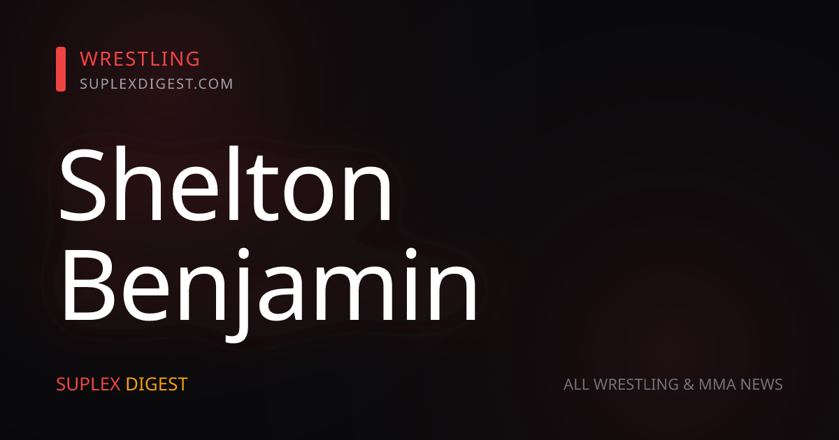 Shelton Benjamin Recalls Ernie Ladd Wanting Him To Portray Stereotypical Black Wrestler, Benjamin Called Eddie Guerrero To Help Decide If He Should Lean Into It Or Not