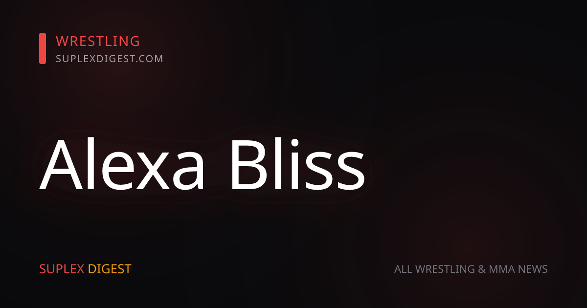 Alexa Bliss Suffers Black Eye In Freak Accident: “Woke Up Like This …”
