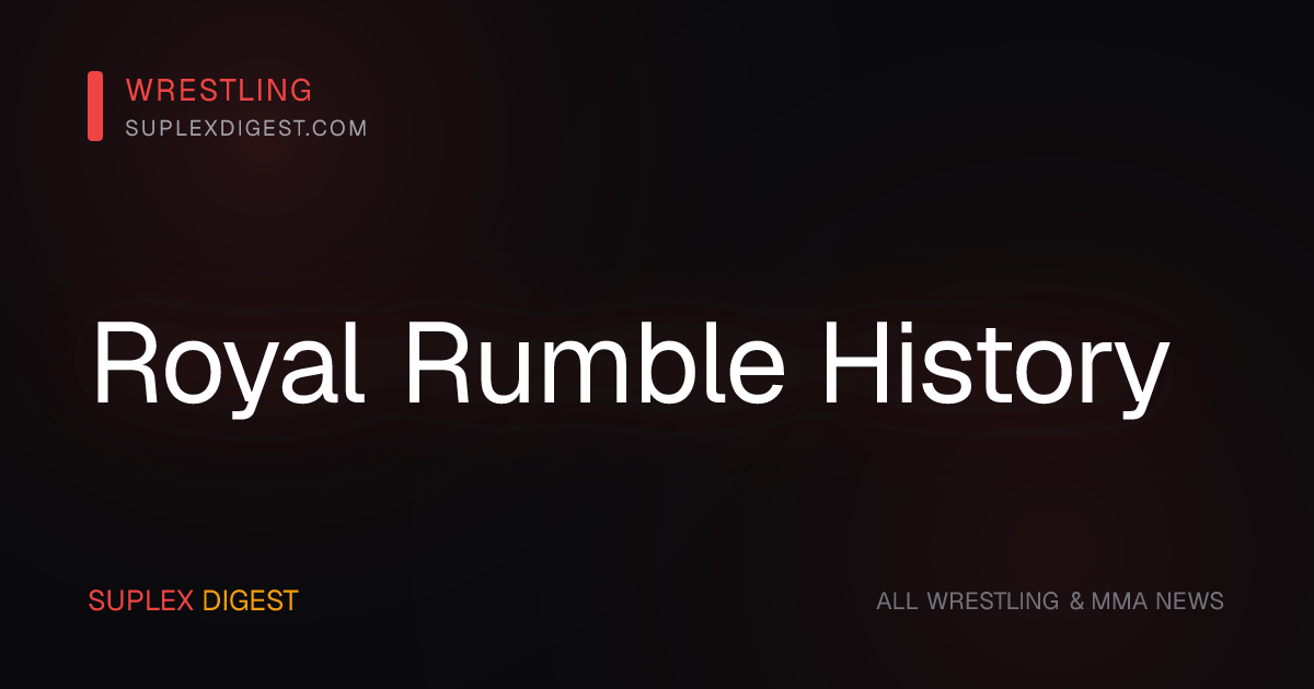 The Complete History of the Royal Rumble: Every Winner, Every Record ...