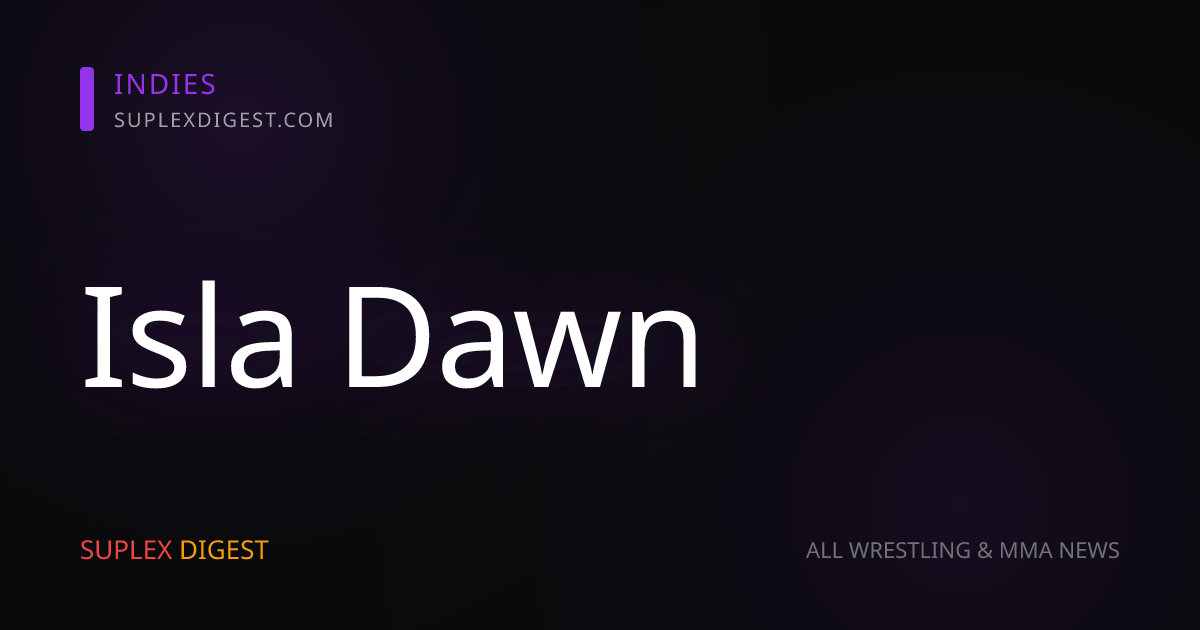 Scarlett Bordeaux vs. Isla Dawn signed for Charleston Nov 20