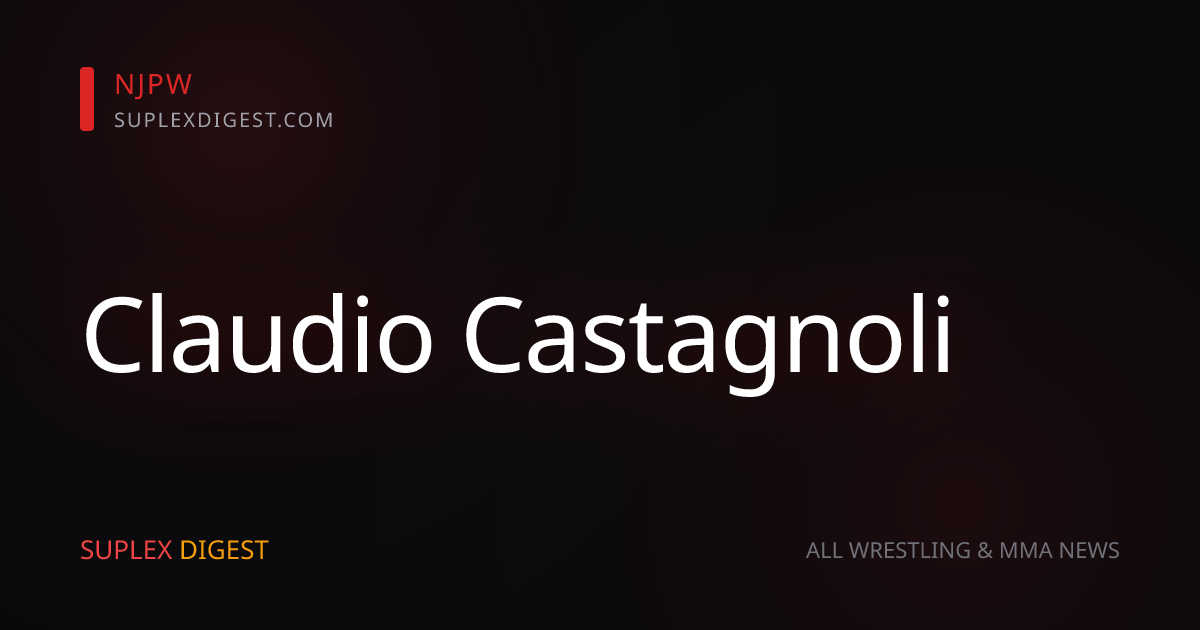 Shingo Takagi issues challenge to Claudio Castagnoli for Destruction in Kobe