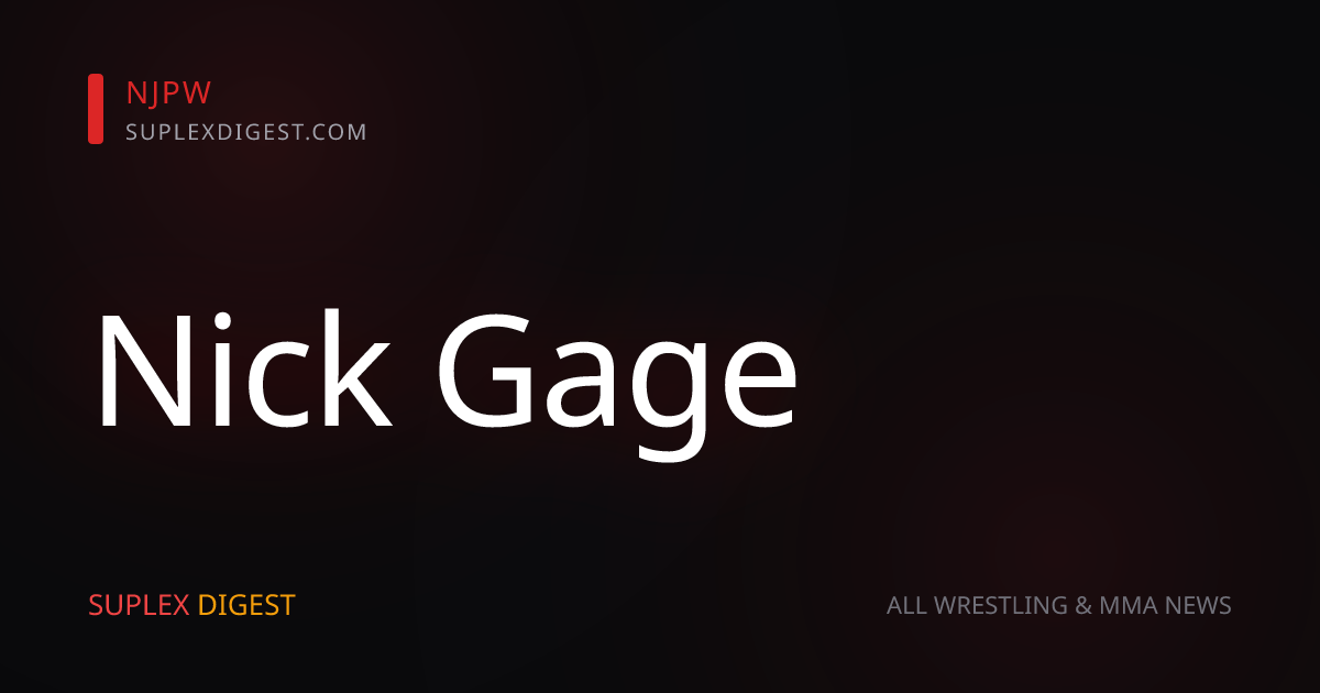 NJPW Death Vegas Invitacional Results (4/16): Nick Gage, Jun Kasai, MxM Collection Compete