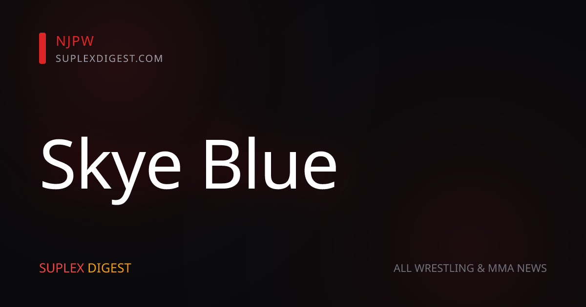 Skye Blue To Face Maika In TBS Title Qualifier At AEW x NJPW Forbidden Door Buy In