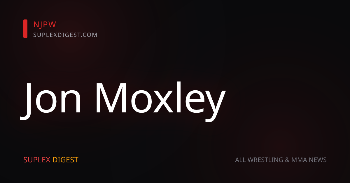 Jon Moxley Set to Return to New Japan Pro-Wrestling